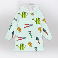 Load image into Gallery viewer, Love Gardening Blanket Hoodie

