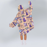 Load image into Gallery viewer, Iconic Cat Memes Blanket Hoodie
