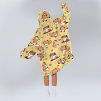 Load image into Gallery viewer, Red Fox Blanket Hoodie
