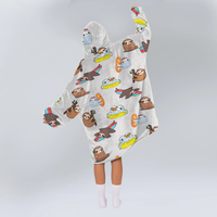 Load image into Gallery viewer, Sloth Blanket Hoodie
