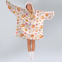 Load image into Gallery viewer, Fall Leaves Blanket Hoodie
