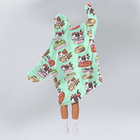 Load image into Gallery viewer, Meowcaron Blanket Hoodie
