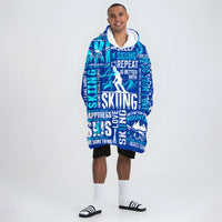 Load image into Gallery viewer, Love Skiing Wearable Blanket
