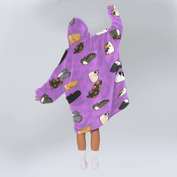 Load image into Gallery viewer, Cat Loaf Blanket Hoodie
