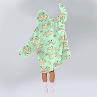 Load image into Gallery viewer, Cute Beach Frog Blanket Hoodie
