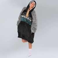 Load image into Gallery viewer, SUNDAYS ARE For The Birds Blanket Hoodie
