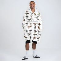 Load image into Gallery viewer, Jurassic Dinosaur Map Wearable Blanket
