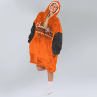 Load image into Gallery viewer, Sundays are for Stripes Blanket Hoodie
