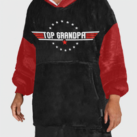 Load image into Gallery viewer, Top Grandpa Blanket Hoodie
