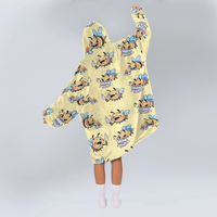 Load image into Gallery viewer, Chaotic Bees Blanket Hoodie
