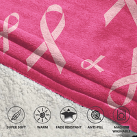 Load image into Gallery viewer, The Pink Ribbon Blanket Hoodie
