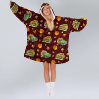 Load image into Gallery viewer, Harvest Festival Truck Blanket Hoodie
