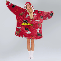 Load image into Gallery viewer, Arkansas Blanket Hoodie
