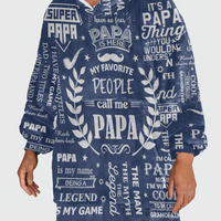 Load image into Gallery viewer, Grandpa Blanket Hoodie
