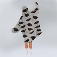 Load image into Gallery viewer, Walden the Crow Blanket Hoodie
