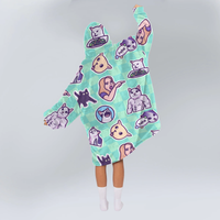 Load image into Gallery viewer, Iconic Cat Memes Blanket Hoodie
