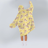 Load image into Gallery viewer, Waffle Cat Blanket Hoodie
