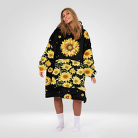 Load image into Gallery viewer, To My Mom Sunflower Blanket Hoodie

