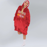 Load image into Gallery viewer, Go Big or Go MaHomes Blanket Hoodie
