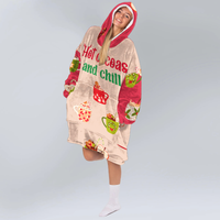 Load image into Gallery viewer, Hot Cocoa and Chill Blanket Hoodie

