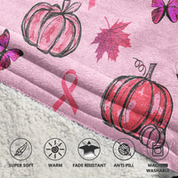 Load image into Gallery viewer, Breast Cancer Awareness Blanket Hoodie
