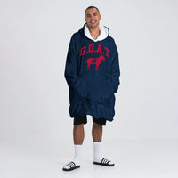 Load image into Gallery viewer, GOAT 12 Blanket Hoodie
