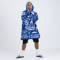 Load image into Gallery viewer, The Best Dad in the World - Gifts for Dad, Dad Wearable Blanket from Daughter or Son
