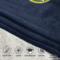 Load image into Gallery viewer, Montana Flag Blanket Hoodie
