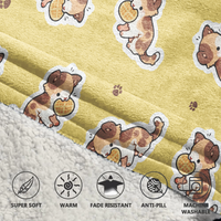 Load image into Gallery viewer, Waffle Cat Blanket Hoodie
