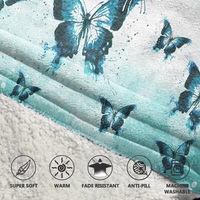 Load image into Gallery viewer, To My Daughter Butterfly Blanket Hoodie
