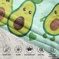 Load image into Gallery viewer, Avocado Blanket Hoodie
