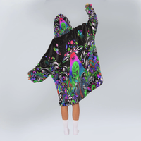 Load image into Gallery viewer, Psychedelic Mushroom Blanket Hoodie
