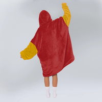 Load image into Gallery viewer, Kansas City Football Blanket Hoodie
