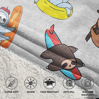 Load image into Gallery viewer, Sloth Blanket Hoodie
