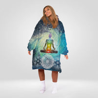 Load image into Gallery viewer, Chakra Yoga Blanket Hoodie
