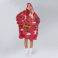 Load image into Gallery viewer, Arkansas Blanket Hoodie
