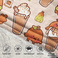 Load image into Gallery viewer, Cute Pumpkin Blanket Hoodie
