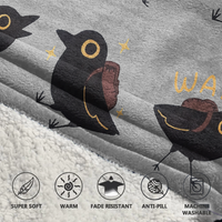 Load image into Gallery viewer, Walden the Crow Blanket Hoodie
