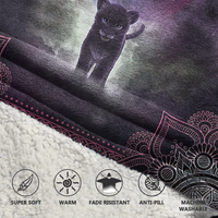 Load image into Gallery viewer, To My Daughter Lion Blanket Hoodie
