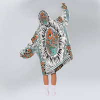 Load image into Gallery viewer, Burning Sun Blanket Hoodie
