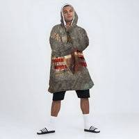 Load image into Gallery viewer, USA Flag Deer Hunting Blanket Hoodie
