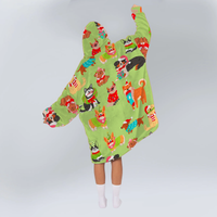 Load image into Gallery viewer, Xmas Dog Blanket Hoodie
