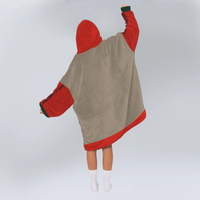 Load image into Gallery viewer, Blitzin Orange Blanket Hoodie
