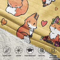 Load image into Gallery viewer, Red Fox Blanket Hoodie
