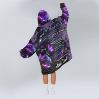 Load image into Gallery viewer, To My Granddaughter Butterfly Blanket Hoodie
