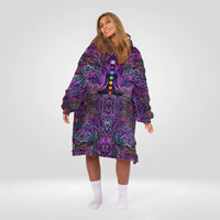 Load image into Gallery viewer, Seven Chakra Yoga Blanket Hoodie
