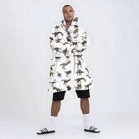 Load image into Gallery viewer, Jurassic Dinosaur Map Wearable Blanket
