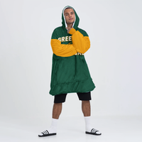Load image into Gallery viewer, Green Bay Football Blanket Hoodie
