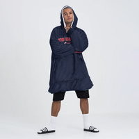 Load image into Gallery viewer, New England Football Blanket Hoodie
