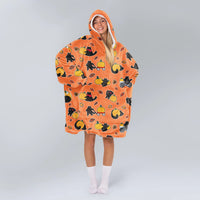 Load image into Gallery viewer, Rolling Cat Blanket Hoodie
